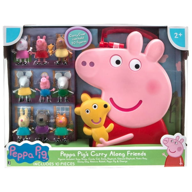 New Peppa Pig Karaoke Party Play Set Peppa & Friends Fun Mini Figure Jazwares